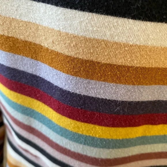 Effie’s Heart Striped Multicolor Dress L - Picture 5 of 8